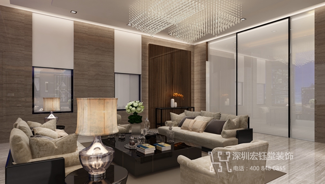 現代奢華風董事長接待室裝修設計圖 現代奢華風董事長接待室裝修設計圖