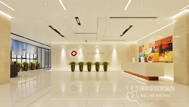 鄭州錦天城律師事務所公司前臺裝修設計方案 鄭州錦天城律師事務所公司前臺裝修設計方案