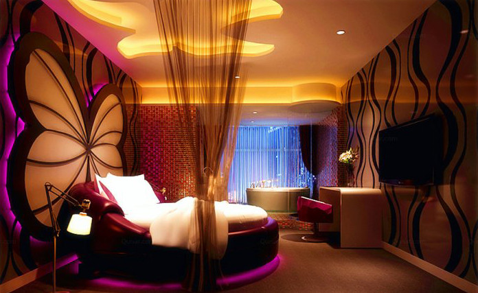 鄭州山楂樹連鎖情侶主題酒店客房裝修設計實景照片 鄭州山楂樹連鎖情侶主題酒店客房裝修設計實景照片