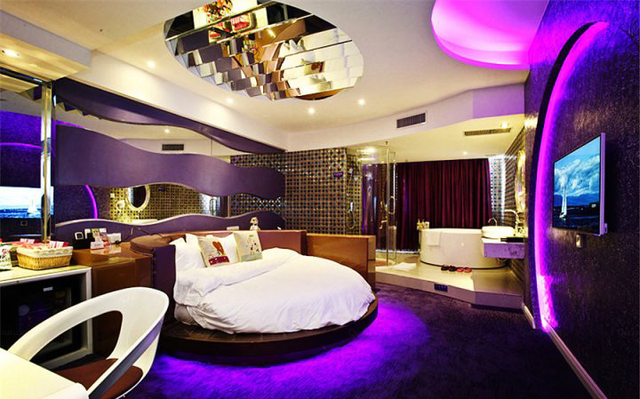 鄭州山楂樹連鎖情侶主題酒店客房裝修設計案例 鄭州山楂樹連鎖情侶主題酒店客房裝修設計案例