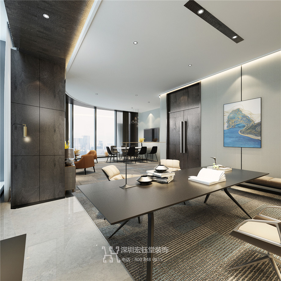 鄭州辦公室裝修設計案例-紅谷集團辦公效果圖-宏鈺堂裝飾鄭州分公司 鄭州辦公室裝修設計案例-紅谷集團辦公效果圖-宏鈺堂裝飾鄭州分公司