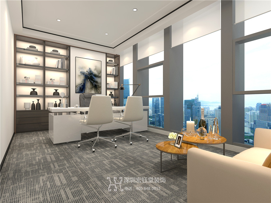 鄭州辦公室裝修設(shè)計案例-恒天明澤公司總經(jīng)理辦公室效果圖 鄭州辦公室裝修設(shè)計案例-恒天明澤公司總經(jīng)理辦公室效果圖