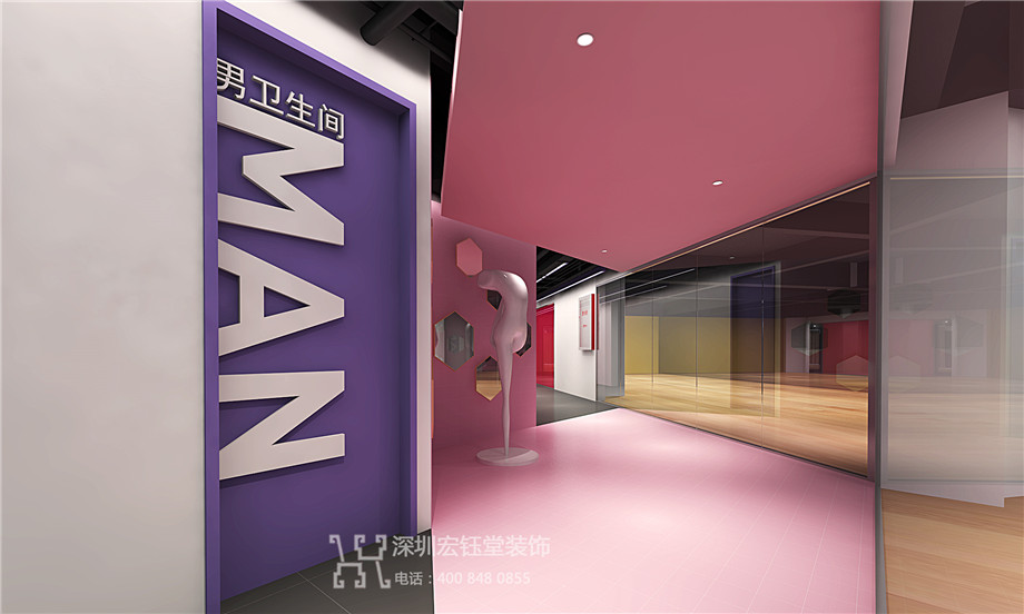 鄭州亞楠舞蹈藝術(shù)培訓(xùn)學(xué)校裝修設(shè)計效果圖-樓道設(shè)計效果圖 鄭州亞楠舞蹈藝術(shù)培訓(xùn)學(xué)校裝修設(shè)計效果圖-樓道設(shè)計效果圖