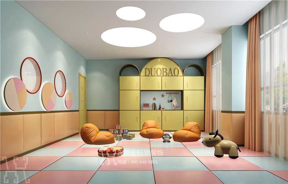 鄭州多寶早教中心教室裝修設計效果圖
