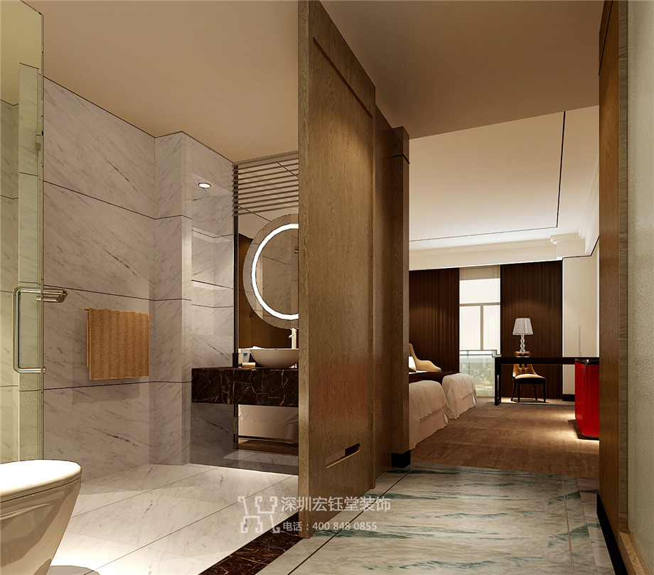 開封東方豪庭精品商務酒店客房衛生間裝修設計效果圖 開封東方豪庭精品商務酒店客房衛生間裝修設計效果圖
