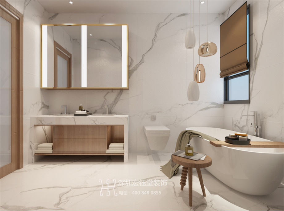 洛陽建業桂園陳公館三層獨棟別墅主臥衛生間裝修設計效果圖 洛陽建業桂園陳公館三層獨棟別墅主臥衛生間裝修設計效果圖