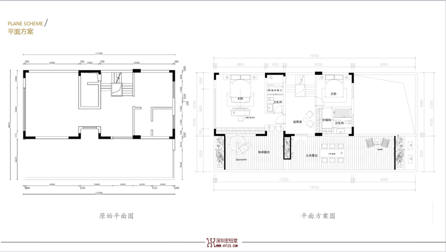 洛陽建業桂園陳公館三層獨棟別墅裝修設計平面規劃設計圖 洛陽建業桂園陳公館三層獨棟別墅裝修設計平面規劃設計圖