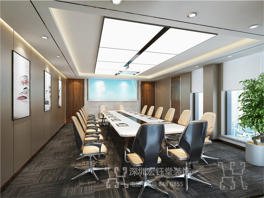 鄭州辦公樓裝修設(shè)計(jì)-中型會(huì)議室設(shè)計(jì)方案 鄭州辦公樓裝修設(shè)計(jì)-中型會(huì)議室設(shè)計(jì)方案