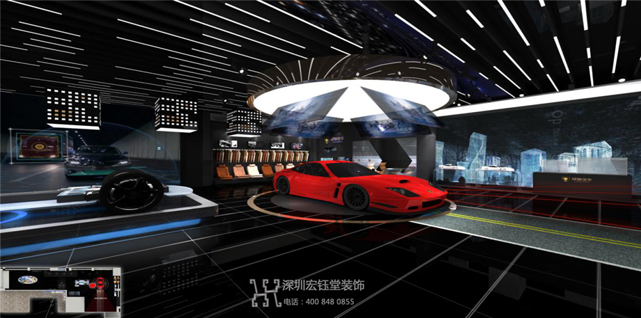 綠馳汽車集團(tuán)綠色能源汽車展廳展示區(qū)裝修設(shè)計(jì)圖 綠馳汽車集團(tuán)綠色能源汽車展廳展示區(qū)裝修設(shè)計(jì)圖
