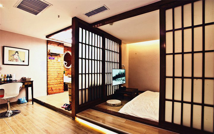 鄭州山楂樹連鎖情侶主題酒店客房裝修設計實景圖 鄭州山楂樹連鎖情侶主題酒店客房裝修設計實景圖