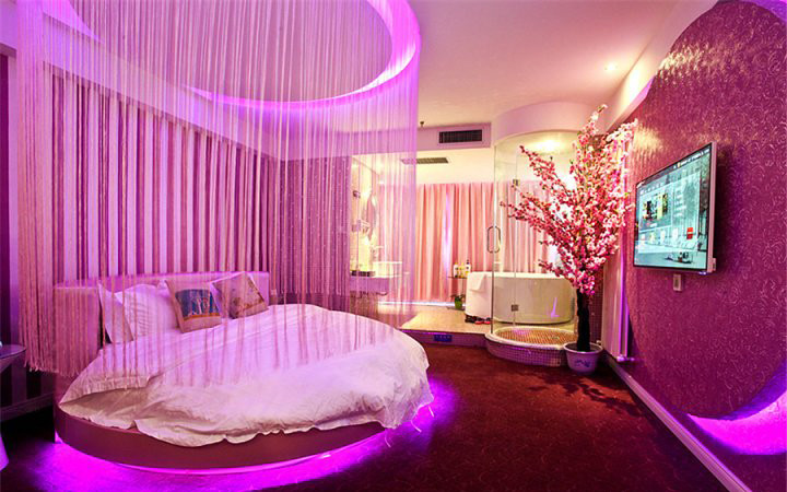 鄭州山楂樹連鎖情侶主題酒店客房裝修設計案例 鄭州山楂樹連鎖情侶主題酒店客房裝修設計案例