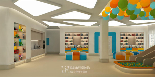 鄭州積木寶貝親子早教中心裝修設計案例