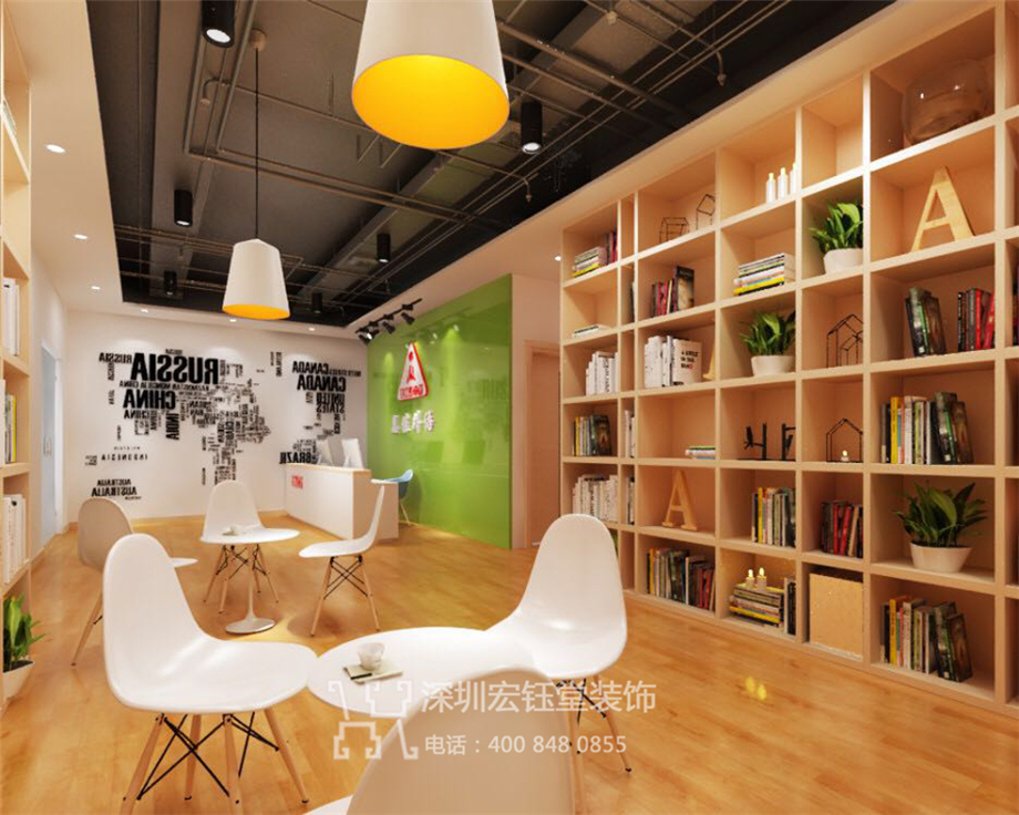 鄭州恩佳外語教育機構裝修設計方案 鄭州恩佳外語教育機構裝修設計方案