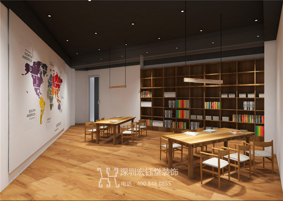 鄭州恩佳外語教育機構裝修設計效果圖 鄭州恩佳外語教育機構裝修設計效果圖