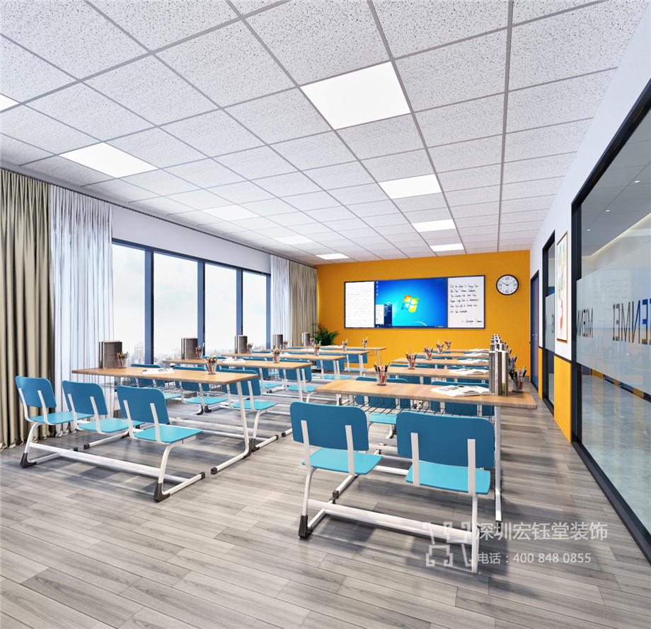 鄭州孚瑞德姆國際英語教育培訓機構教室裝修設計效果圖 鄭州孚瑞德姆國際英語教育培訓機構教室裝修設計效果圖