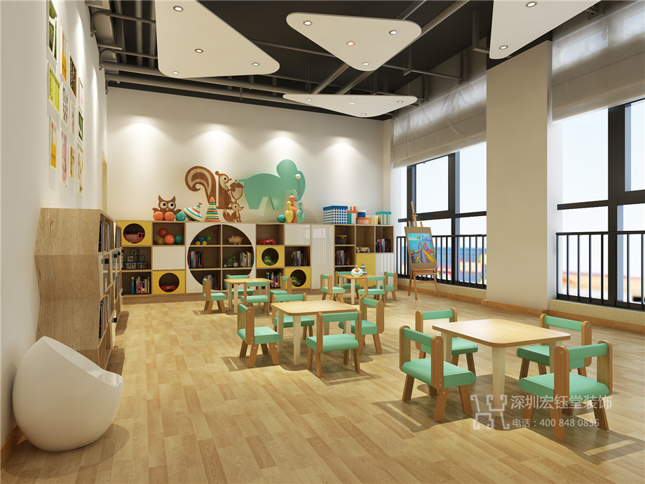 鄭州兒童培訓(xùn)中心裝修設(shè)計方案-北藝創(chuàng)想培訓(xùn)教室效果圖 鄭州兒童培訓(xùn)中心裝修設(shè)計方案-北藝創(chuàng)想培訓(xùn)教室效果圖