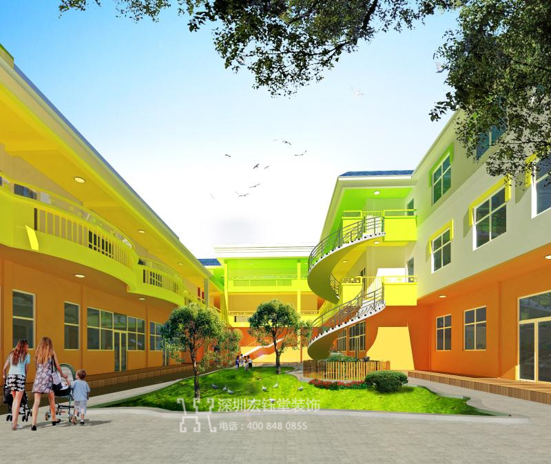 鄭州美國艾利特高端幼兒園裝修設計效果圖 鄭州美國艾利特高端幼兒園裝修設計效果圖