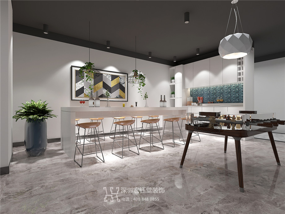 河南合之潤傳媒公司3000平辦公室裝修設計方案