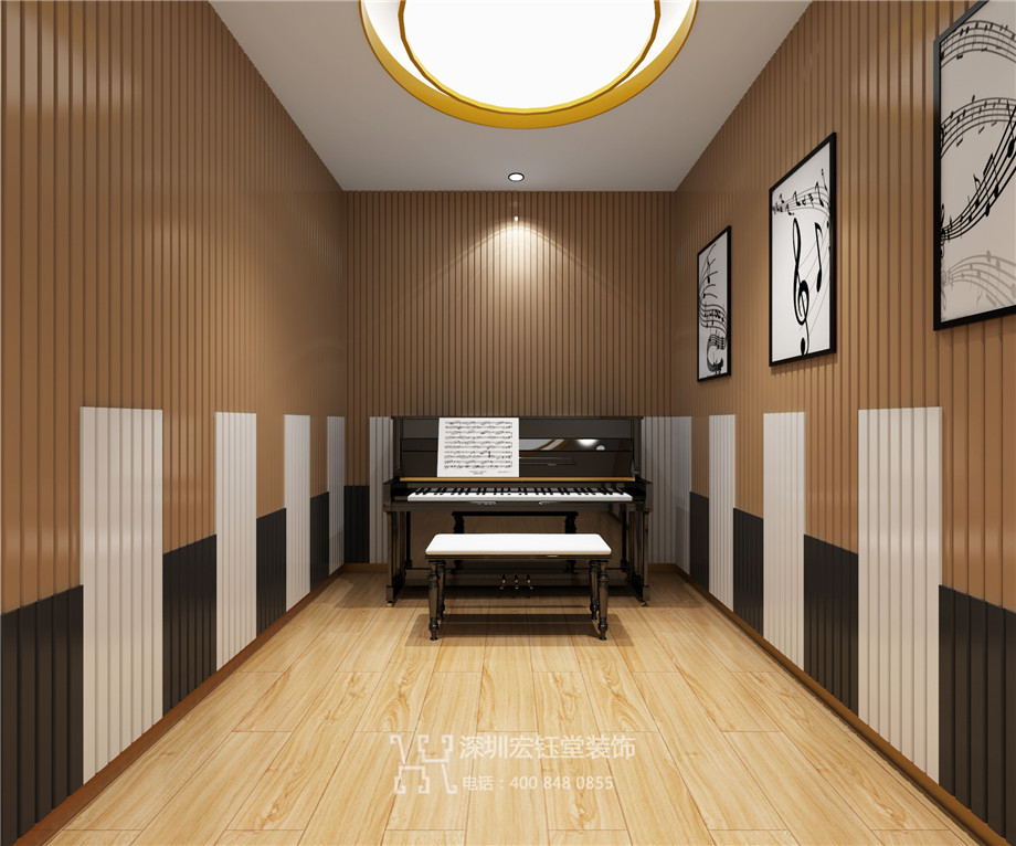 鄭州連鎖少兒藝術培訓學校音樂教室裝修案例 鄭州連鎖少兒藝術培訓學校音樂教室裝修案例