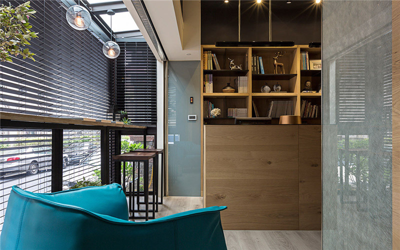 鄭州100平設計工作室裝修案例