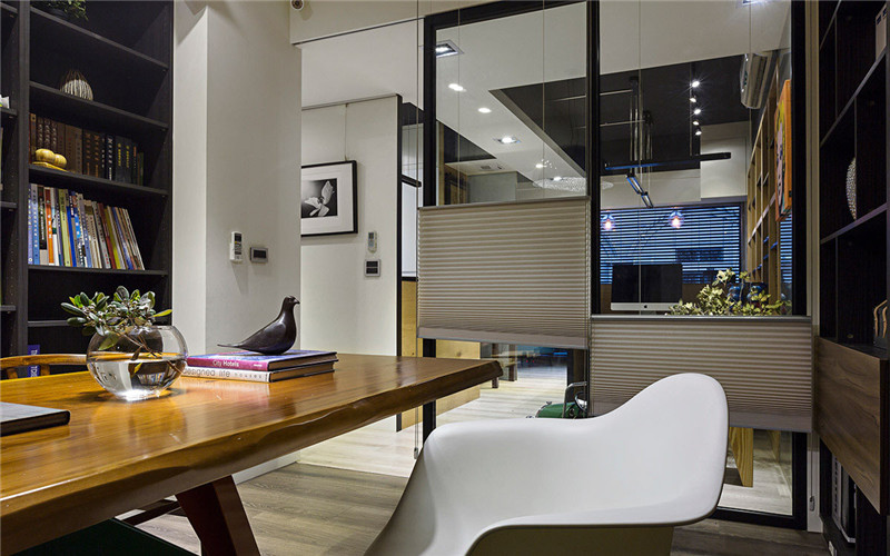 鄭州100平設計工作室裝修案例