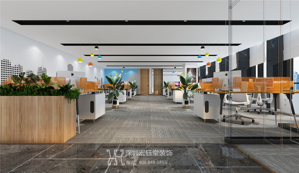 河南光大路橋工程公司敞開辦公區(qū)裝修設(shè)計方案 河南光大路橋工程公司敞開辦公區(qū)裝修設(shè)計方案