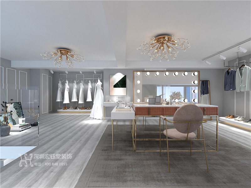 鄭州Tiám婚紗禮服館裝修設(shè)計方案 鄭州Tiám婚紗禮服館裝修設(shè)計方案