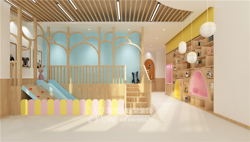 鄭州維貝尼早教中心大廳活動區裝修效果圖.jpg 鄭州維貝尼早教中心大廳活動區裝修效果圖.jpg
