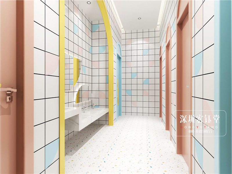 鄭州維貝尼連鎖早教衛生間裝修設計效果圖 鄭州維貝尼連鎖早教衛生間裝修設計效果圖