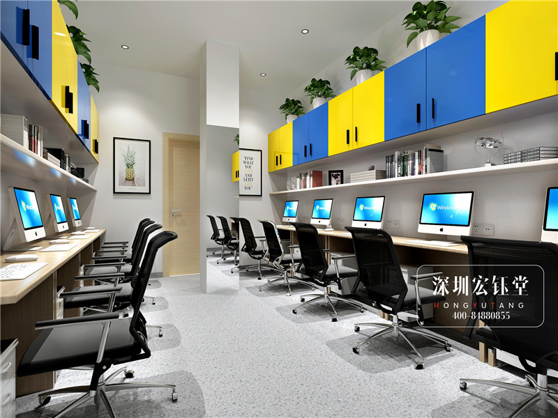 鄭州維貝尼連鎖早教教師辦公室裝修設計效果圖 鄭州維貝尼連鎖早教教師辦公室裝修設計效果圖