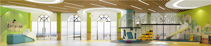 鄭州白沙星光貝迪幼兒園大廳裝修設計效果圖 鄭州白沙星光貝迪幼兒園大廳裝修設計效果圖