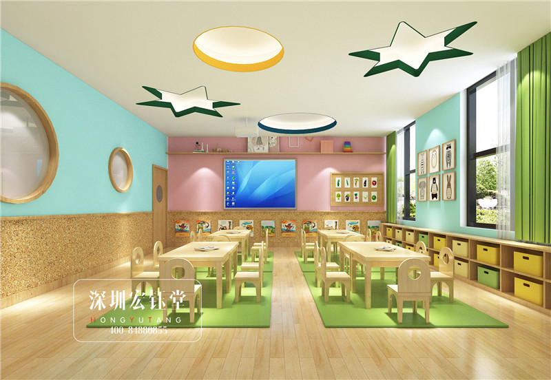 鄭州白沙星光貝迪幼兒園教室裝修設計方案 鄭州白沙星光貝迪幼兒園教室裝修設計方案