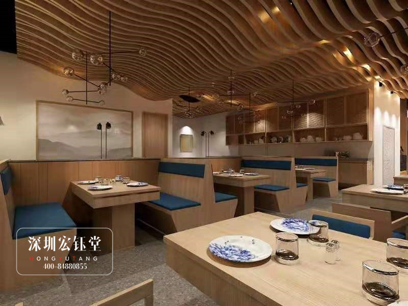 鄭州外婆印象連鎖餐飲店面設計圖