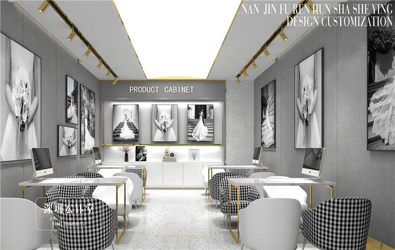 鄭州金夫人婚紗攝影工作室裝修設計方案