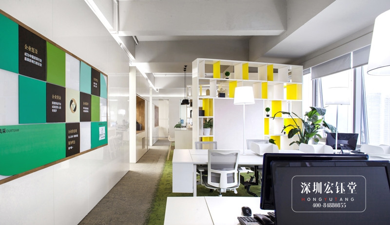 SIMAN皮具公司辦公室辦公區裝修設計圖