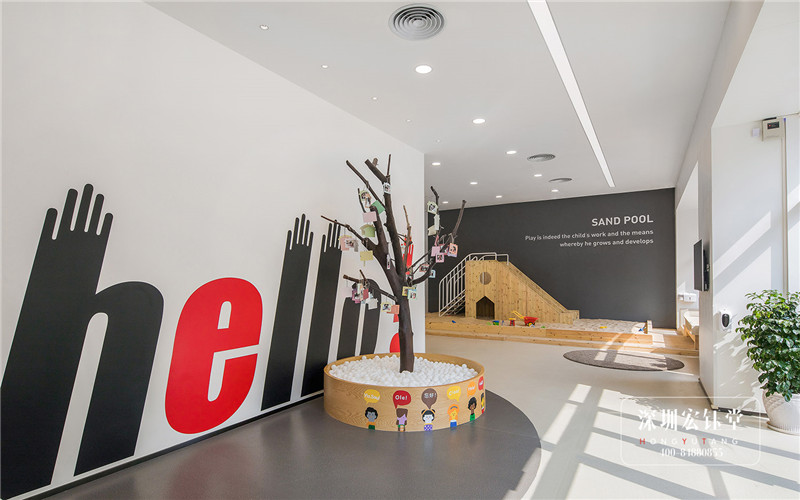 Windsor雙語幼兒園游戲區裝修設計方案