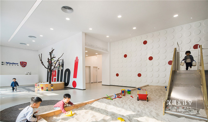 Windsor雙語幼兒園大廳游戲區裝修設計方案