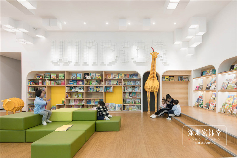 Windsor雙語幼兒園閱讀室裝修設計實景圖