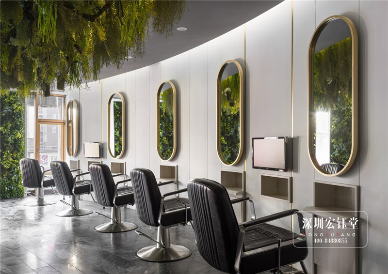 都市花園主題美發(fā)沙龍裝修設(shè)計圖 都市花園主題美發(fā)沙龍裝修設(shè)計圖