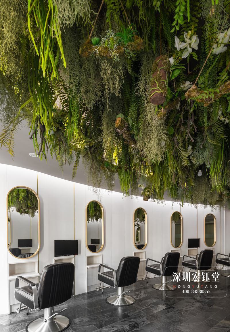 都市花園主題美發(fā)沙龍裝修設(shè)計方案 都市花園主題美發(fā)沙龍裝修設(shè)計方案