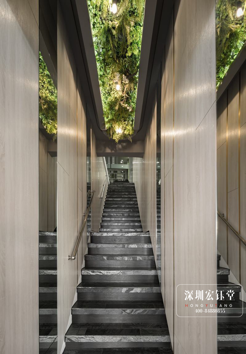 都市花園主題美發(fā)沙龍會所樓梯裝修設(shè)計圖 都市花園主題美發(fā)沙龍會所樓梯裝修設(shè)計圖