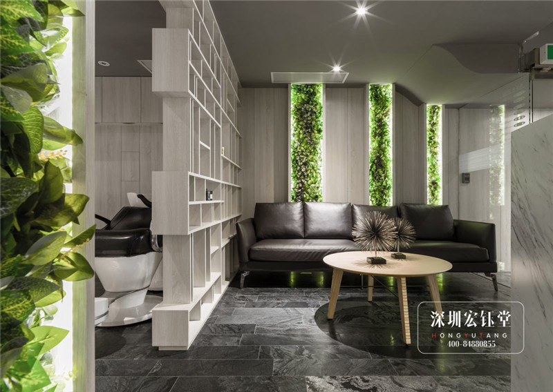 都市花園主題美發(fā)沙龍洗發(fā)區(qū)裝修設(shè)計圖 都市花園主題美發(fā)沙龍洗發(fā)區(qū)裝修設(shè)計圖