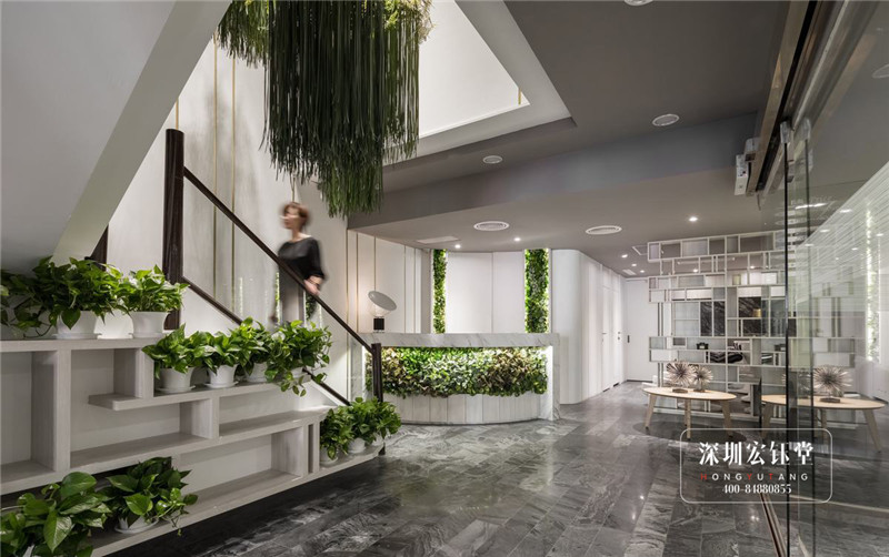 都市花園主題美發(fā)沙龍VIP區(qū)裝修設(shè)計圖 都市花園主題美發(fā)沙龍VIP區(qū)裝修設(shè)計圖