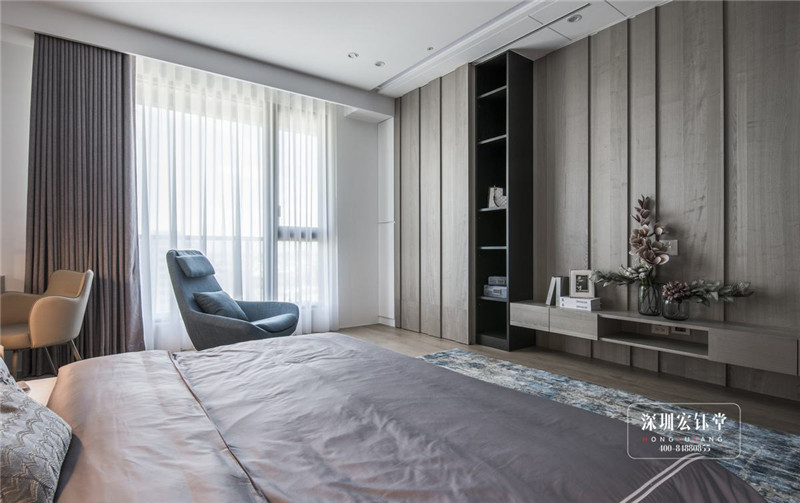 鄭州280平現代禪意萬公館別墅臥室裝修設計圖 鄭州280平現代禪意萬公館別墅臥室裝修設計圖
