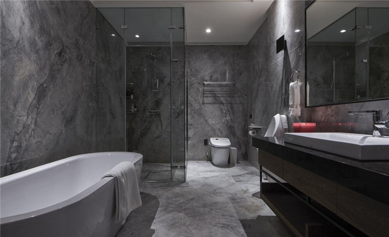 530平現代奢華別墅臥室衛生間設計方案