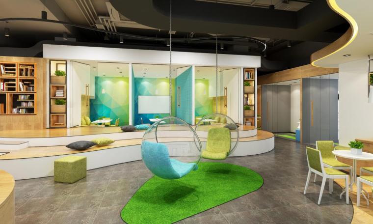 Be Better 英語培訓機構讀書角裝修效果圖