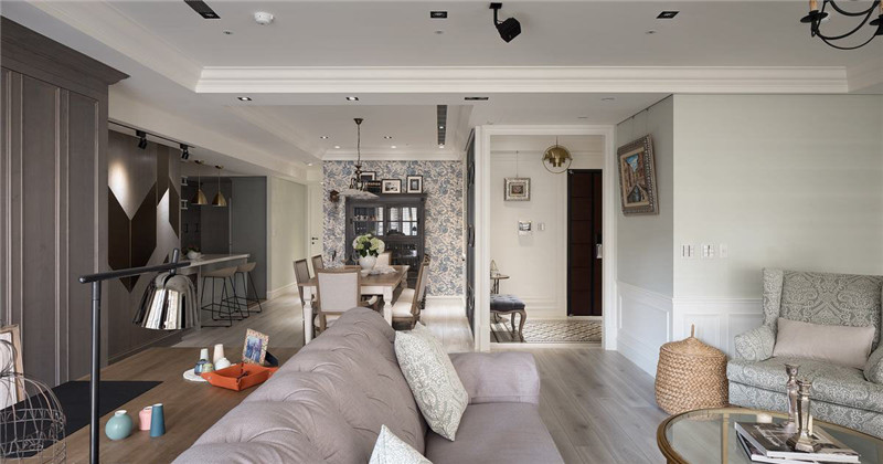 鄭州宏鈺堂專業(yè)別墅裝修公司-180平美式別墅大宅裝修實(shí)景圖