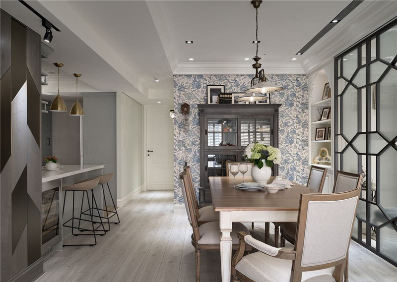 鄭州宏鈺堂專業(yè)別墅裝修公司-180平美式別墅大宅裝修實(shí)景圖