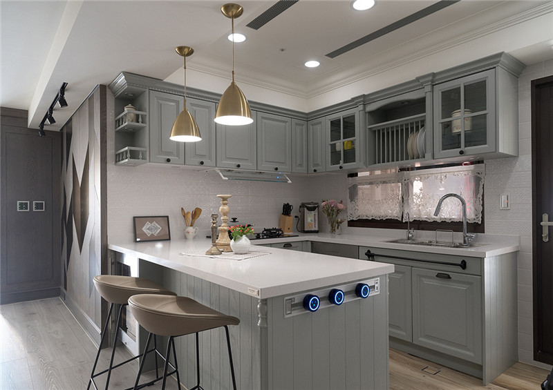 鄭州宏鈺堂專業(yè)別墅裝修公司-180平美式別墅大宅裝修實(shí)景圖