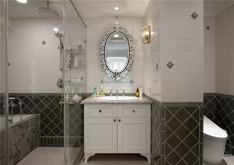 鄭州宏鈺堂專業(yè)別墅裝修公司-180平美式別墅大宅裝修實(shí)景圖